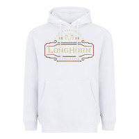 White Ram Trucks Limited Longhorn Edition 10th Anniversary Heavyweight Hoodie - trangStudio