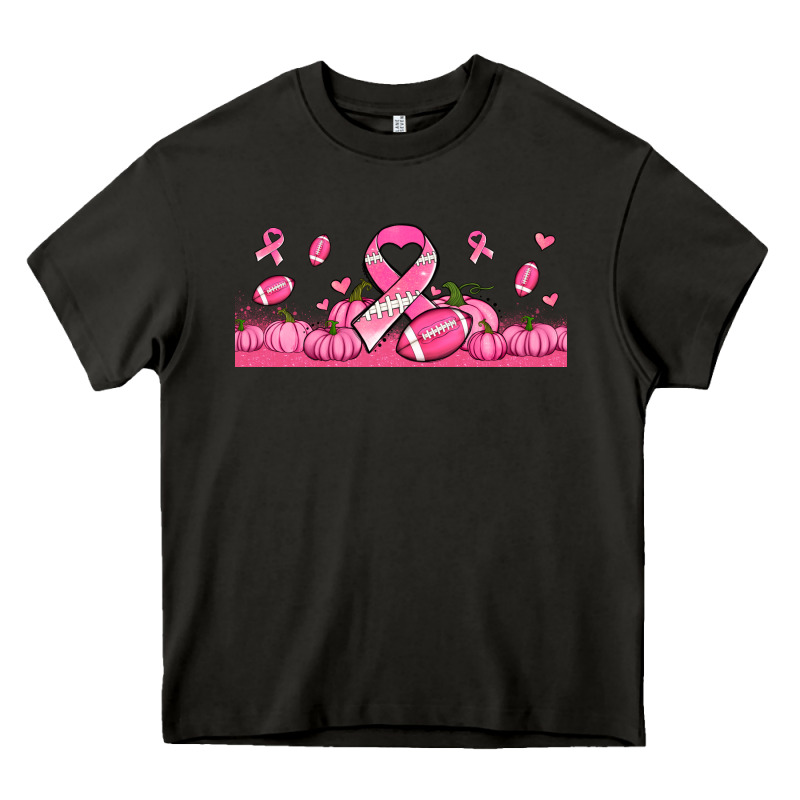 Breast Cancer American Football Heavy Core Tee by Jasminsmagicworld | Teevron