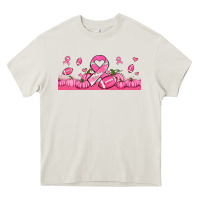 Cream breast cancer american football Heavy Core Tee - Jasminsmagicworld