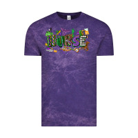 Cloud Purple nurse mardi gras Vintage Tee - CowGirlArtShop