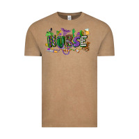 Vintage Coffee nurse mardi gras Vintage Tee - CowGirlArtShop