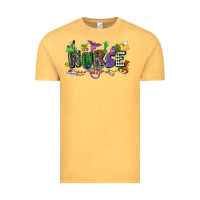 Vintage Mustard nurse mardi gras Vintage Tee - CowGirlArtShop