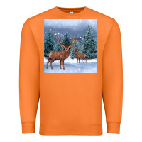 Carrot winter deer Premium Sweatshirt - BarkalooDesign