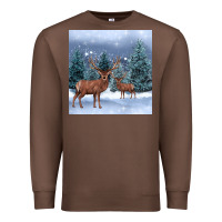Winter Deer Premium Sweatshirt | Teevron