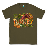 Army Green Talk turkey to me Thanksgiving p Classic Tee - NancyCooperArtShop