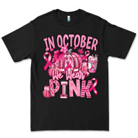 Black in october we wear pink american football Premium Tee - RanaPortraitStore