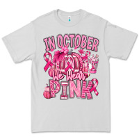 Dove Grey in october we wear pink american football Premium Tee - RanaPortraitStore