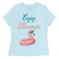 Baby Blue Enjoy Summer Ladies Tee - Bettercallsaul
