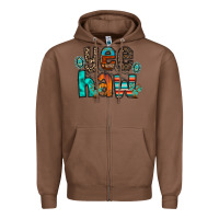Chestnut yee haw Zipper Hoodie - RacoonDesign