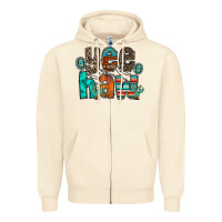 Sandshell yee haw Zipper Hoodie - RacoonDesign