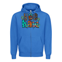 True Royal yee haw Zipper Hoodie - RacoonDesign