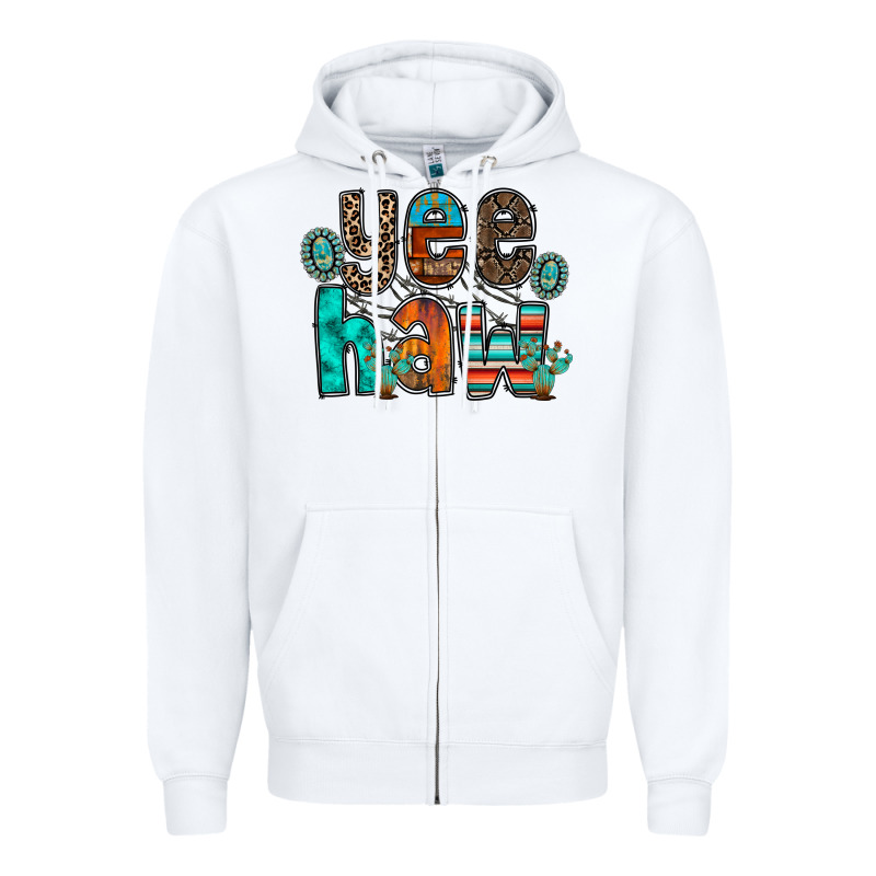Yee Haw Zipper Hoodie by RacoonDesign | Teevron