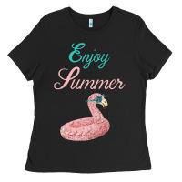 Black Enjoy Summer Ladies Tee - Bettercallsaul