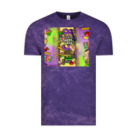 Cloud Purple teacher mardi gras Vintage Tee - CowGirlArtShop