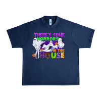 Navy there is some horrors in this house Urban Heavy Tee - CowGirlArtShop