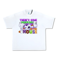 White there is some horrors in this house Urban Heavy Tee - CowGirlArtShop