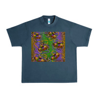 Midnight Navy mardi gras king cake leopard Urban Heavy Tee - RanaPortraitStore
