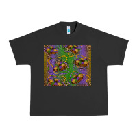 Pigment Black mardi gras king cake leopard Urban Heavy Tee - RanaPortraitStore