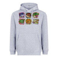 Heather Grey The Land Before Time Collection GIFT Heavyweight Hoodie - trangStudio