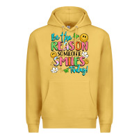Antique Gold be the reason someone smiles today Premium Hoodie - LillyAllenDesigns