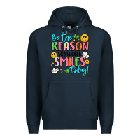 Navy be the reason someone smiles today Premium Hoodie - LillyAllenDesigns