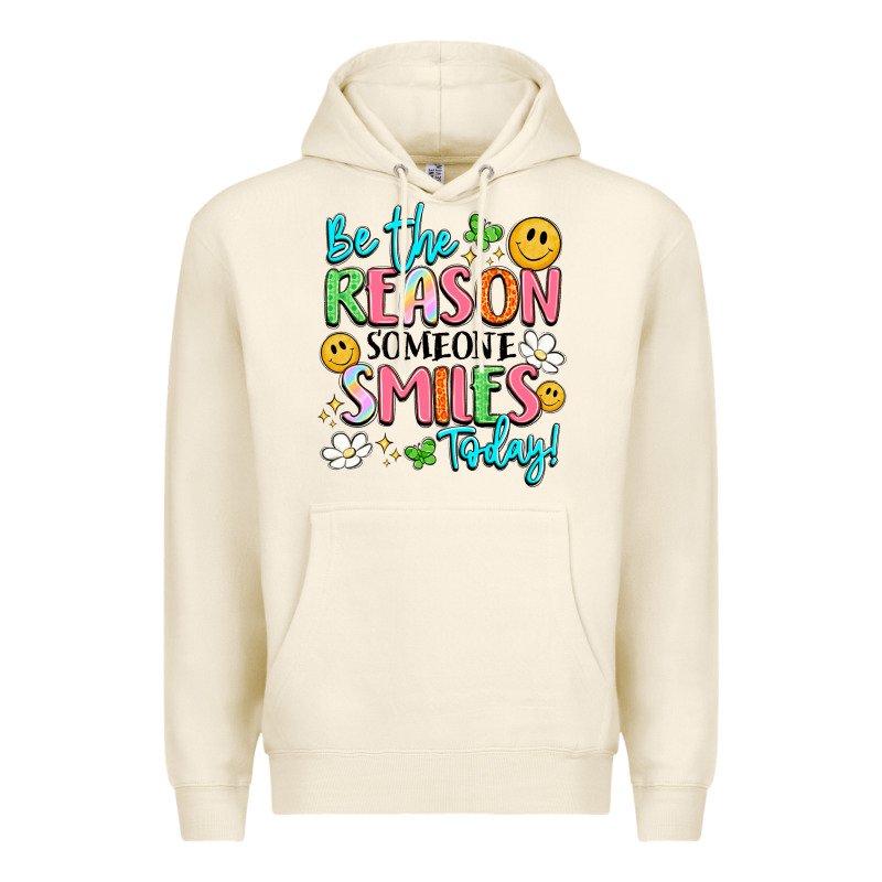 Be The Reason Someone Smiles Today Premium Hoodie by LillyAllenDesigns | Teevron