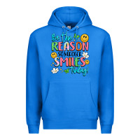 True Royal be the reason someone smiles today Premium Hoodie - LillyAllenDesigns