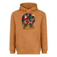 Meerkat Christmas  camel with Santa Heavyweight Hoodie - BarkalooDesign