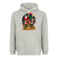 Moon Dust Christmas  camel with Santa Heavyweight Hoodie - BarkalooDesign