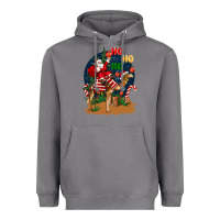 Storm Christmas  camel with Santa Heavyweight Hoodie - BarkalooDesign