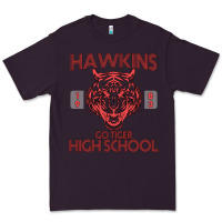 Plum Go Tiger High School Premium Tee - Bettercallsaul