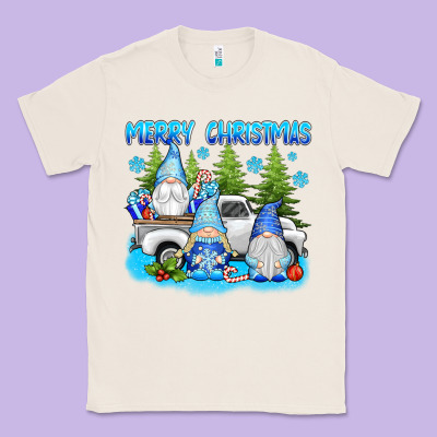 Merry Christmas Gnomies Classic Tee Designed By Texasbilliewilder