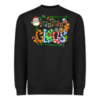 Black grangaran claus Heavyweight Sweatshirt - CowhideDigitalArt