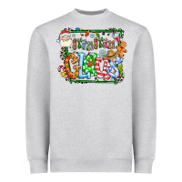 Heather Grey grangaran claus Heavyweight Sweatshirt - CowhideDigitalArt