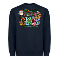 Navy grangaran claus Heavyweight Sweatshirt - CowhideDigitalArt
