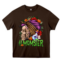 Chocolate Brown momster halloween momlife Heavy Core Tee - Jasminsmagicworld