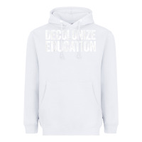 White Decolonize Education History Teacher Educator Gift Heavyweight Hoodie - trangStudio