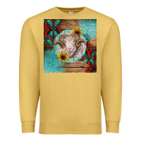Antique Gold western merino Premium Sweatshirt - BarkalooDesign