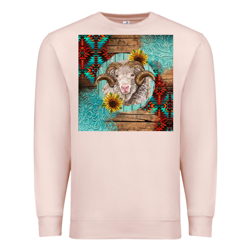 Western Merino Premium Sweatshirt by BarkalooDesign | Teevron