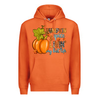 Carrot Pumpkin spice and livin' my best life Premium Hoodie - RanaPortraitStore