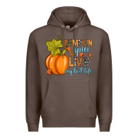 Coffee Pumpkin spice and livin' my best life Premium Hoodie - RanaPortraitStore