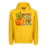 Lemon Pumpkin spice and livin' my best life Premium Hoodie - RanaPortraitStore