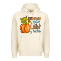 Tofu Pumpkin spice and livin' my best life Premium Hoodie - RanaPortraitStore