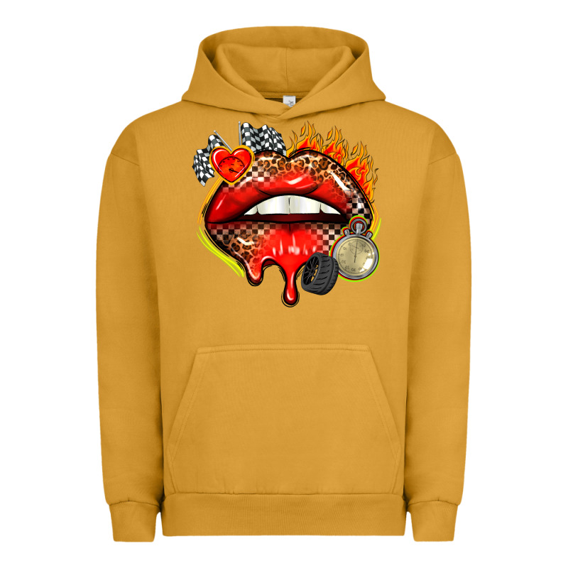 Race Lips Urban Hoodie by AdoDesignShop | Teevron