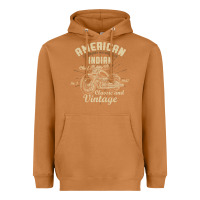 Meerkat Retro Vintage American Motorcycle Indian for Old Biker Heavyweight Hoodie - trangStudio