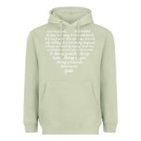 Matcha Love is patient Love is Kind 1 Corinthians 1348 Heavyweight Hoodie - trangStudio