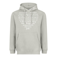 Moon Dust Love is patient Love is Kind 1 Corinthians 1348 Heavyweight Hoodie - trangStudio
