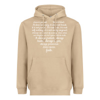 Mushroom Love is patient Love is Kind 1 Corinthians 1348 Heavyweight Hoodie - trangStudio