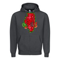 Smoke illinois watermelon Zipper Hoodie - RacoonDesign