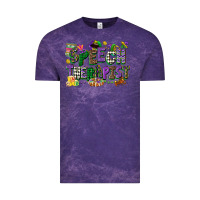 Cloud Purple speech therapist mardi gras cowgirl Vintage Tee - CowGirlArtShop